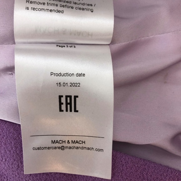 MACH & MACH MINI DRESS NWT $1095 SIZE 4 - Picture 8 of 8